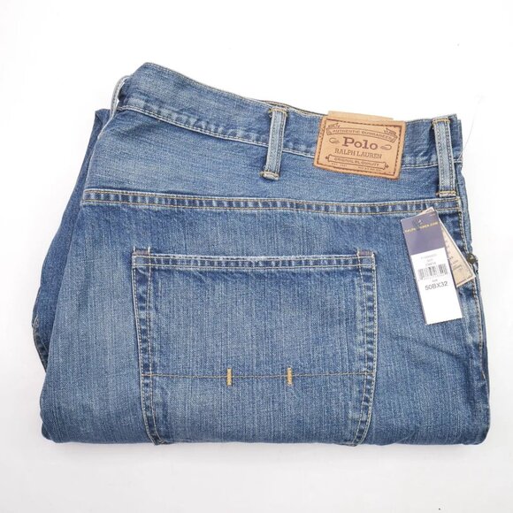 Polo Ralph Lauren Hampton Straight Fit Jeans Big & Tall Men's Sizes 50x32 NWT - Picture 3 of 4